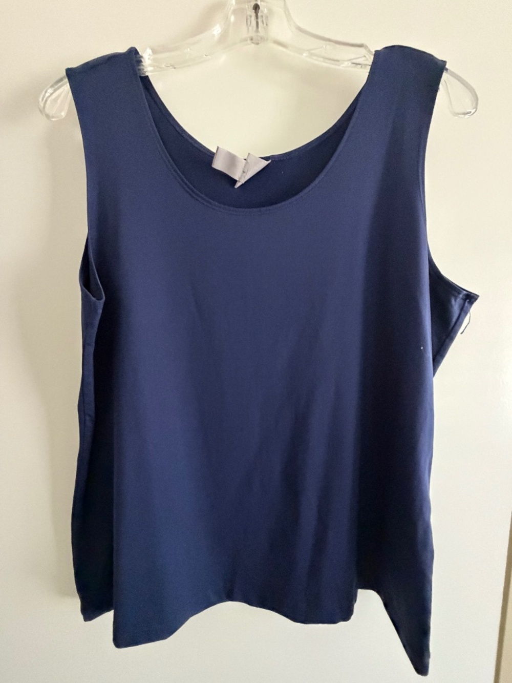 Chico’s Microfiber Timeless Tank – Navy Blue Size: 3 (equivalent to XL)